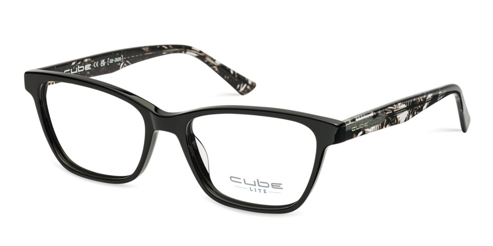 Black / Crystal Pattern Temple