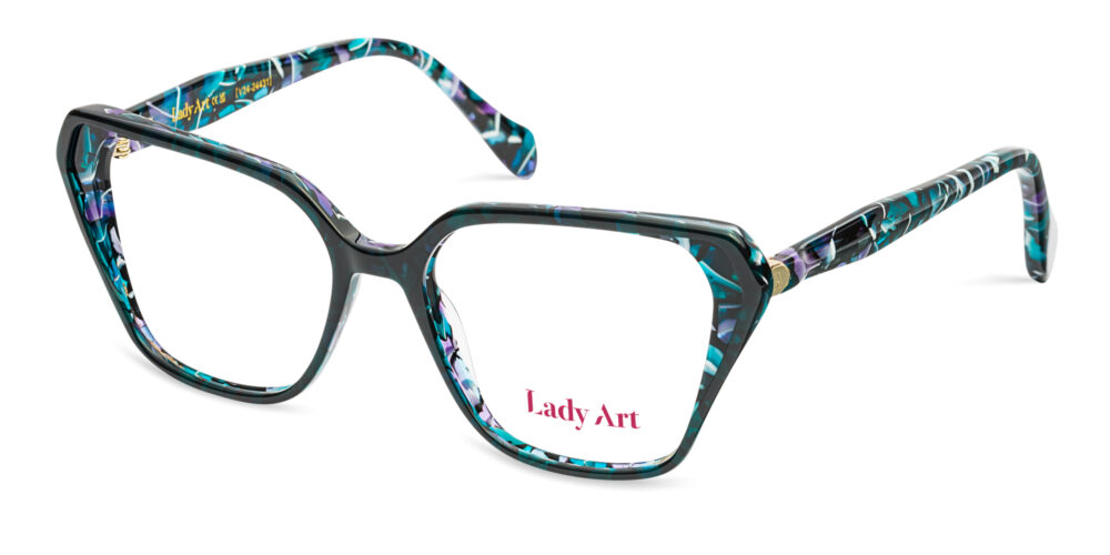 Black / Turquoise Pattern