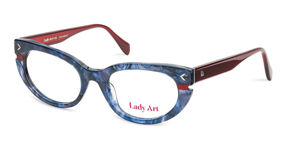 Blue Pattern Red Temple